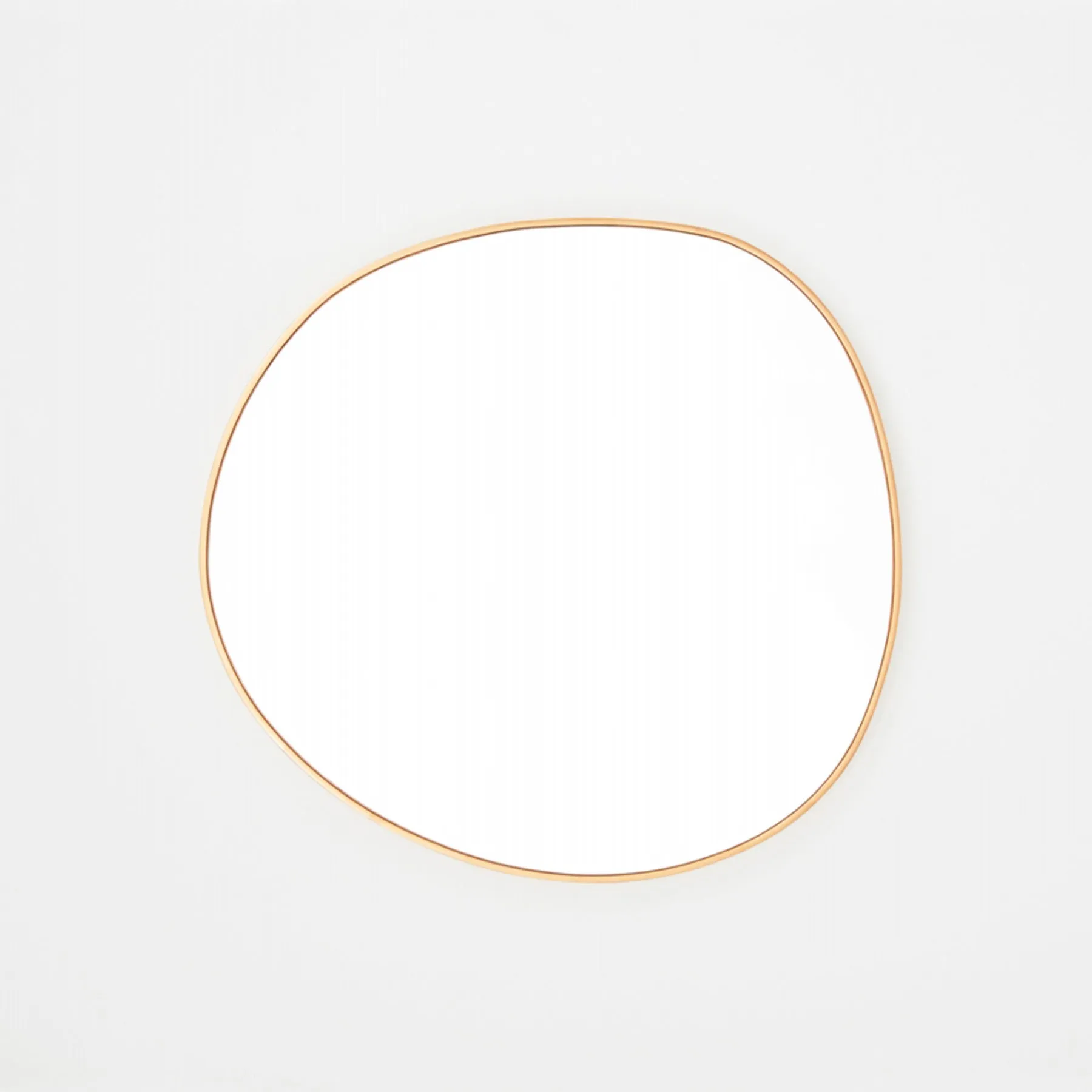 Organic Mirror 90cm x 95cm - Brass