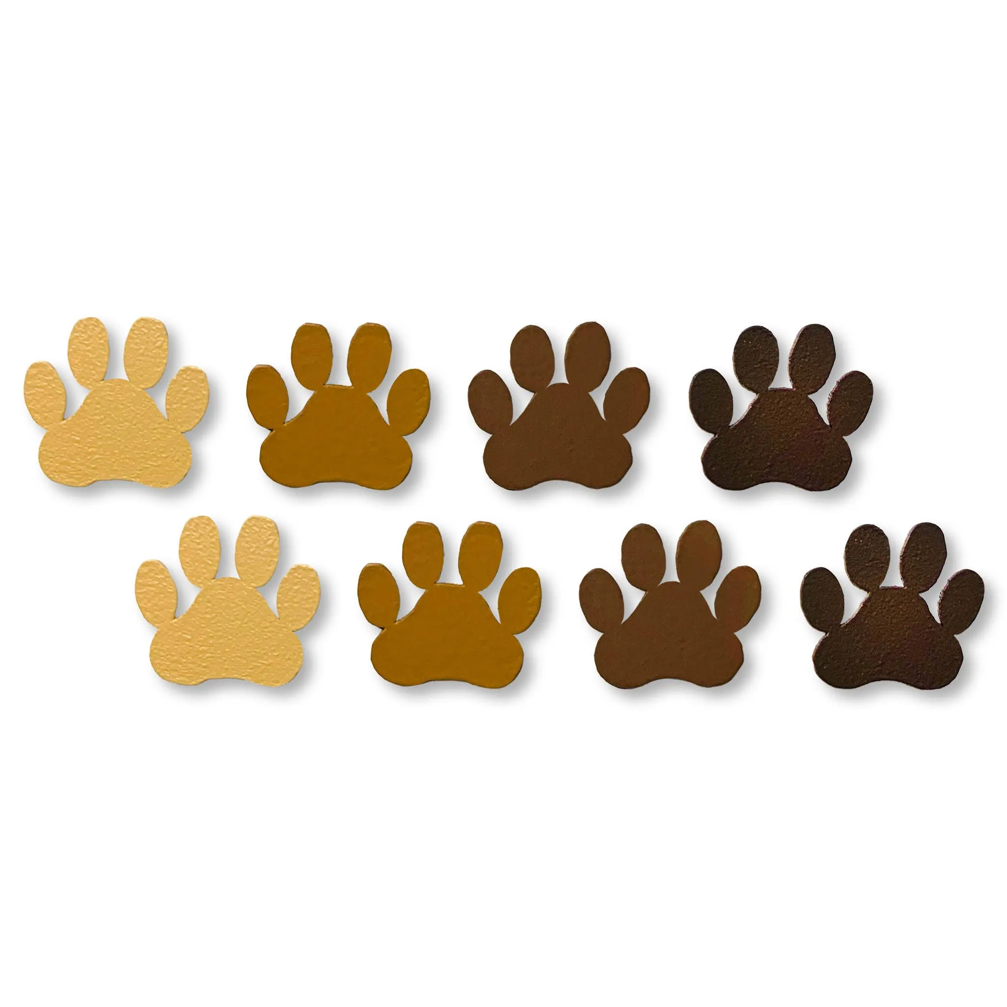 Paw Print Magnets Set of 8
