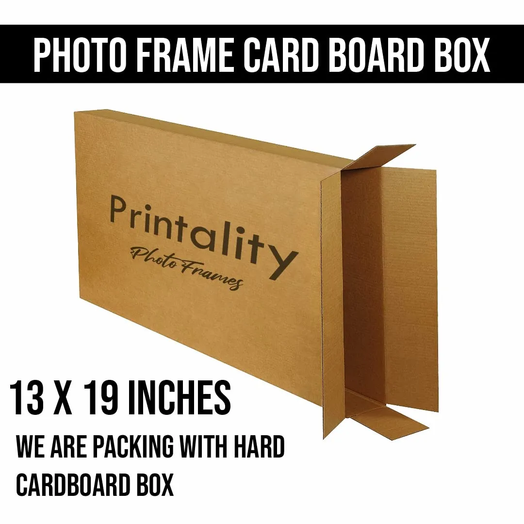 Printality Wall Photo Frame Trust in The Lord Bible Verse Printed Wall Hanging Big Size 12 x 18 inches Photo Frames for wall dacoration,Wood