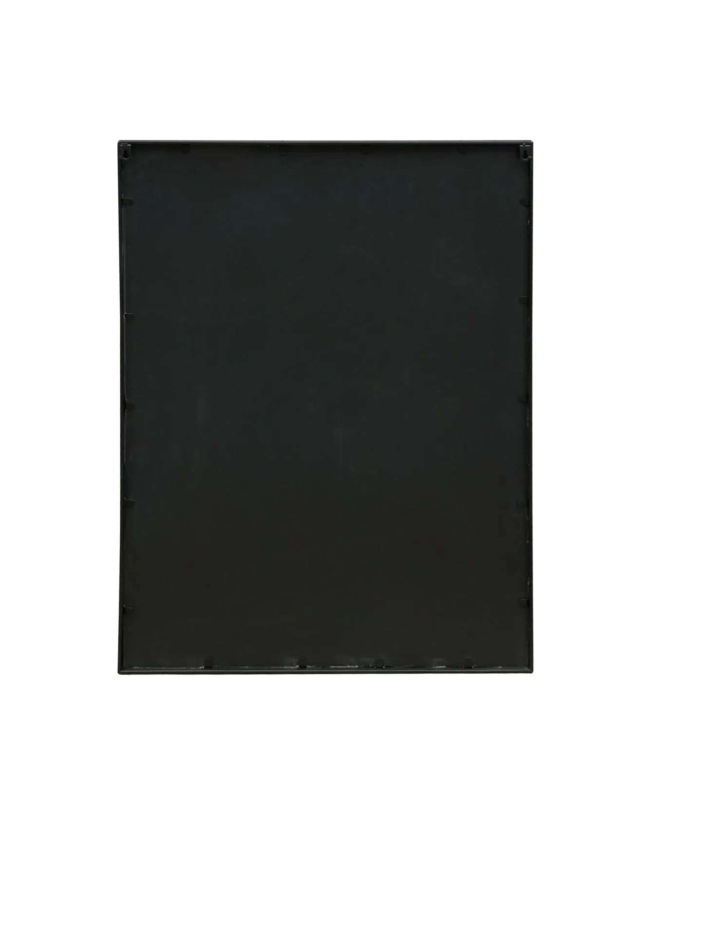 Rectangular Window Wall Mirror, Metal Window Mirror, Black