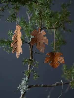 Rusty Hanging Leaves