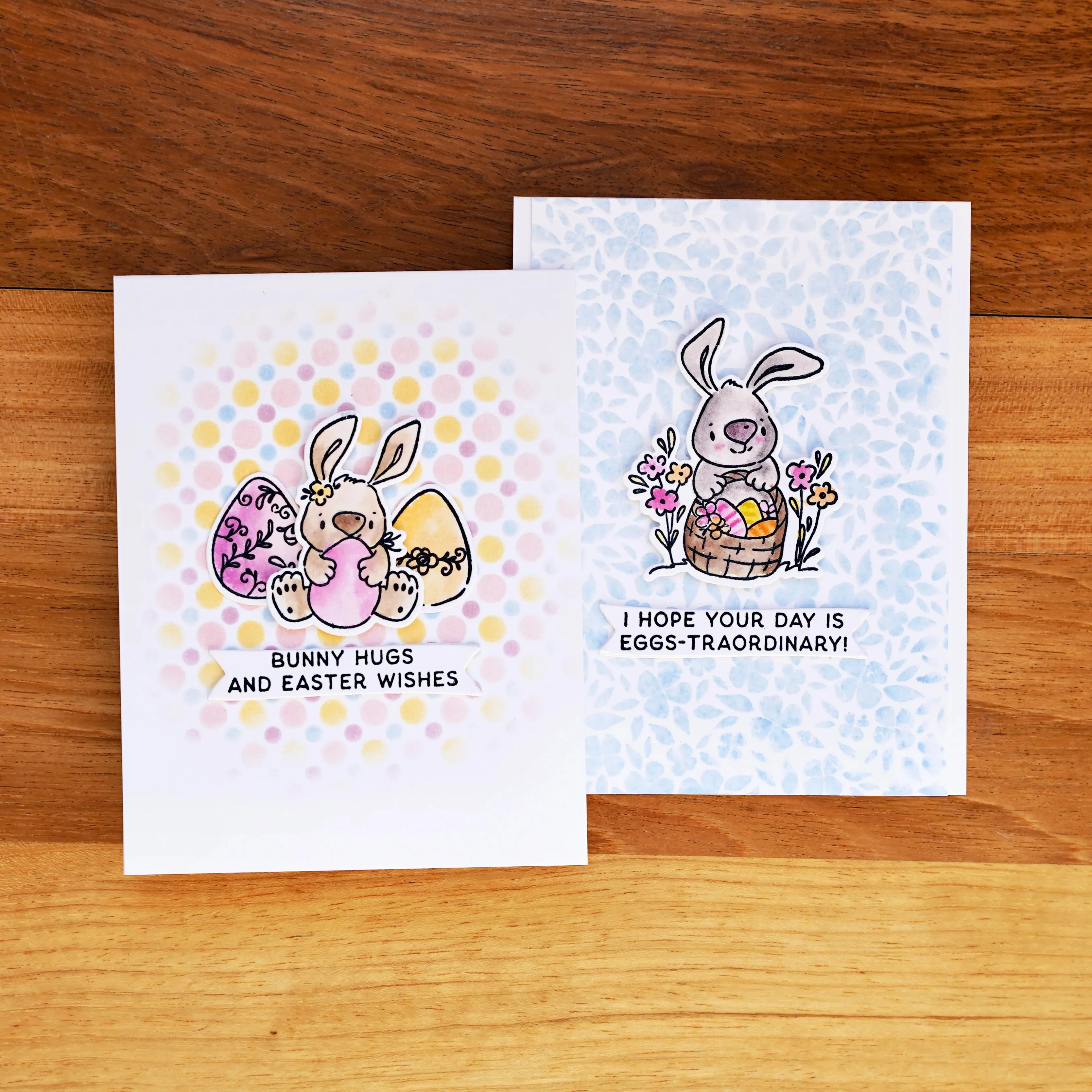 Simon Hurley create. Clear Stamps 6"X9" Easter Bunnies*