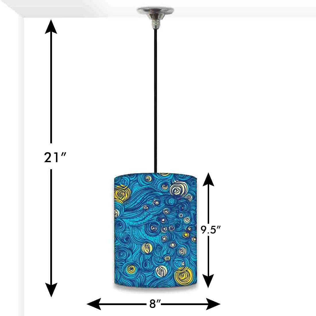 Small Hanging Pendant Lamp - Starry Starry Night
