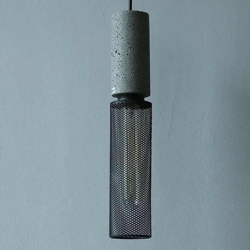 Tedwis - Concrete Minimalist Line Industrial Pendant Light