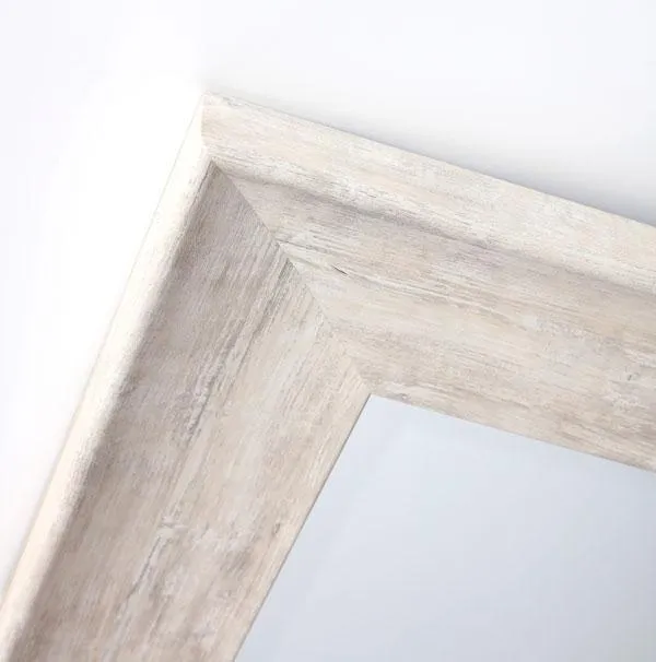 Willow Mirror Rustic Beach Wood 150cm